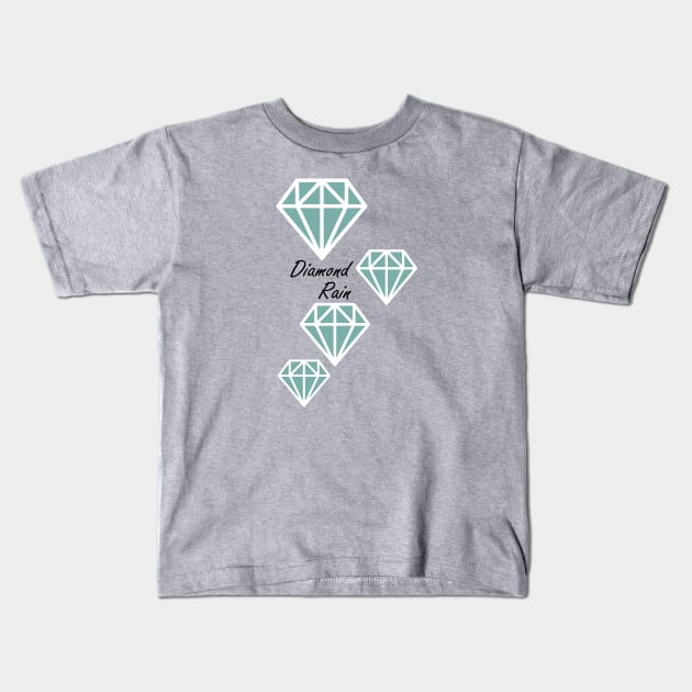 Diamond heart Kids T-Shirt by AliJun